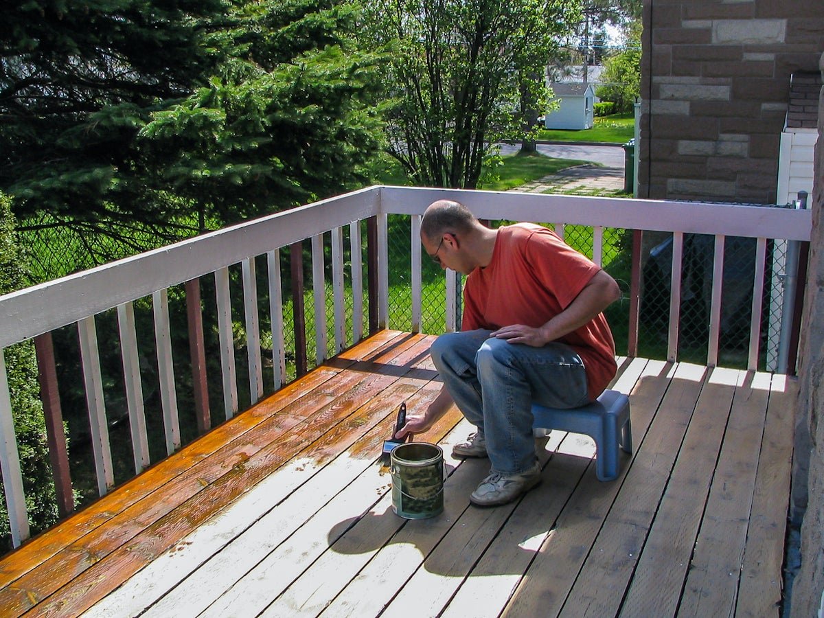 deck staining