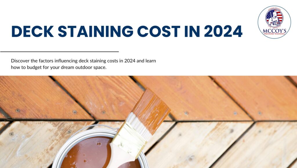 deck staining cost