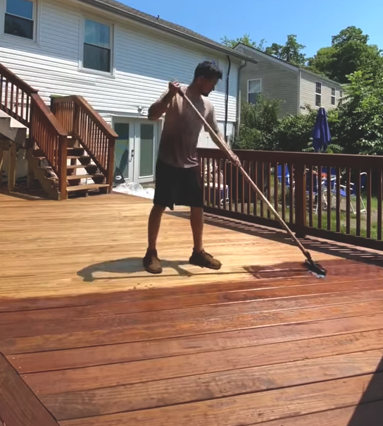 deck staining